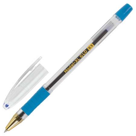 Ручка шариковая Brauberg масляная с грипом 0.5мм