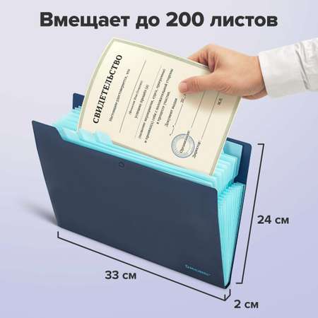 Папка-органайзер Brauberg А4