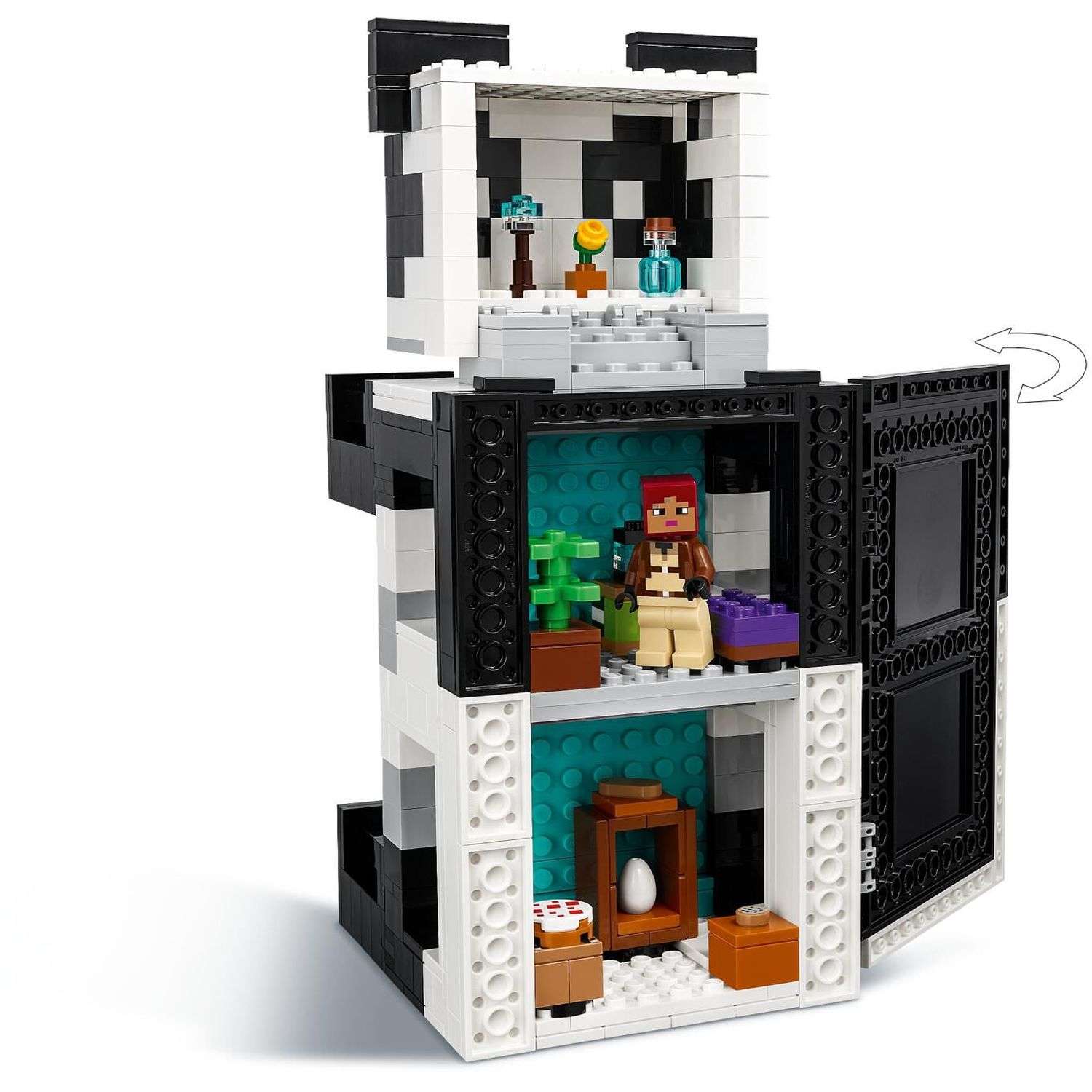 Конструктор Lego Minecraft Дом панды 21245 - фото 4