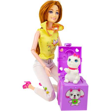Кукла с подарком Story Game JX200-93/желтый