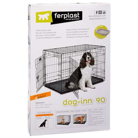 Клетка для собак Ferplast Dog-inn 90 Черная