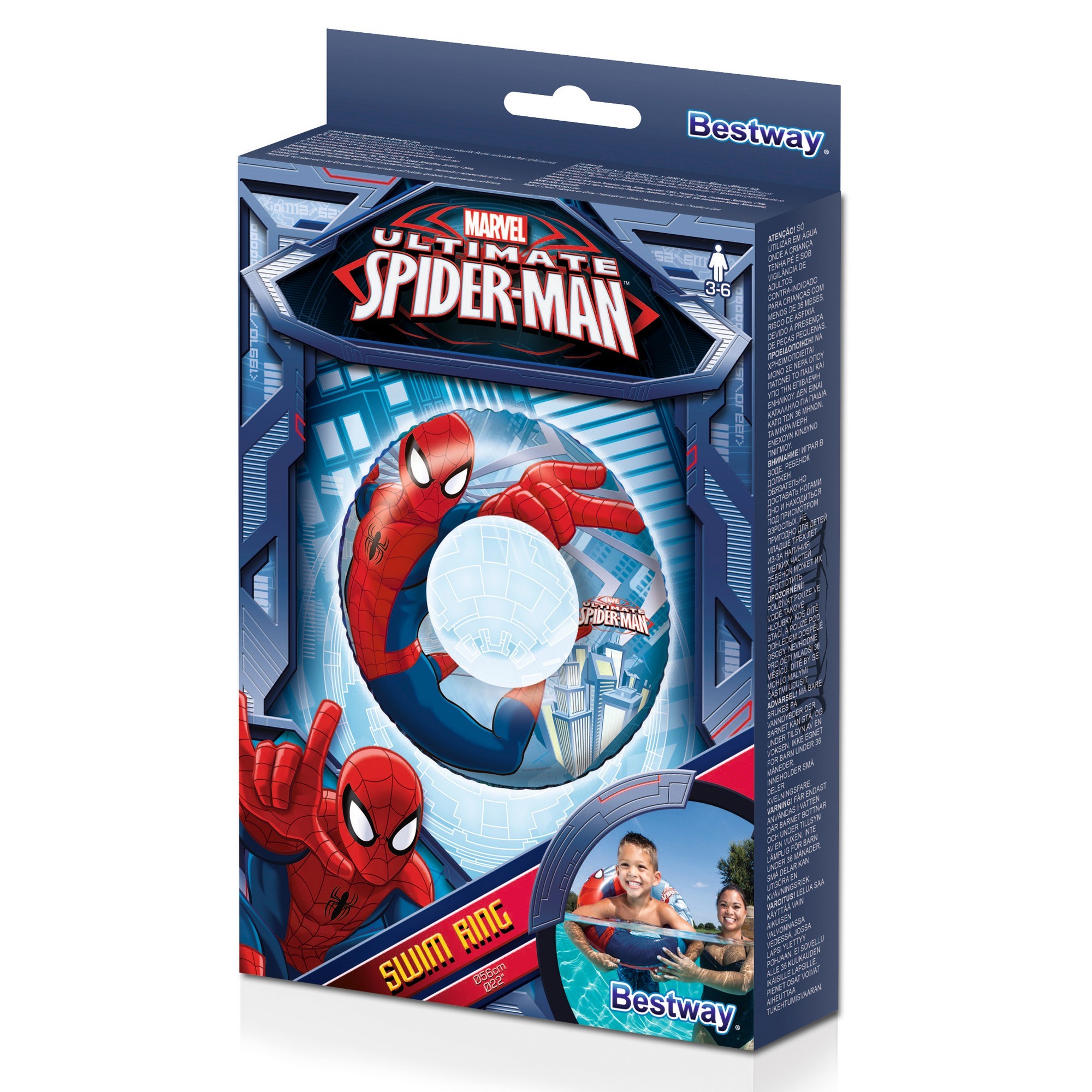 Круг для плавания Bestway Spider-Man 98003 купить по цене 269 ₽ в  интернет-магазине Детский мир