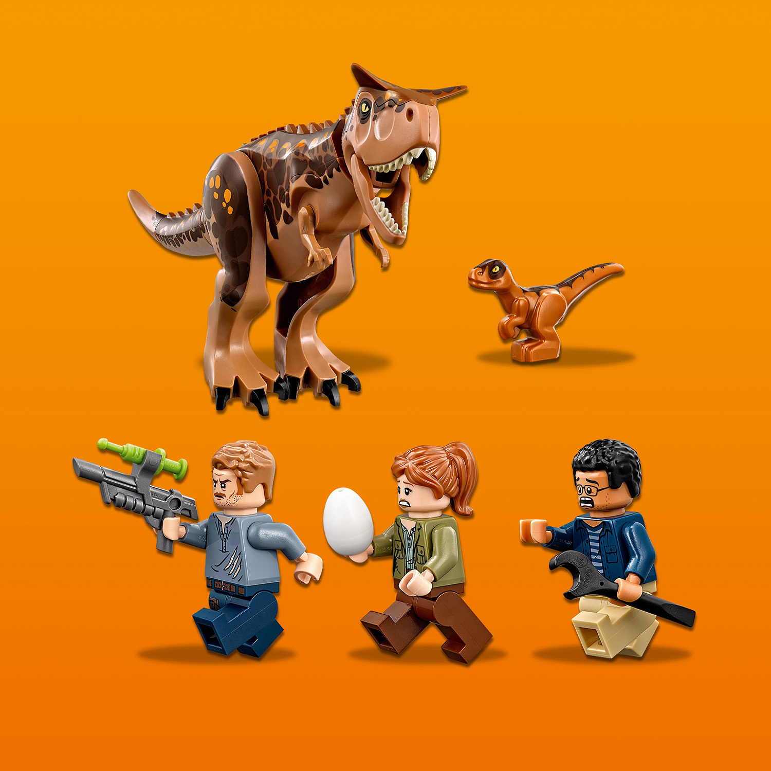 Конструктор LEGO Jurassic World Побег в гиросфере от карнотавра 75929 - фото 9