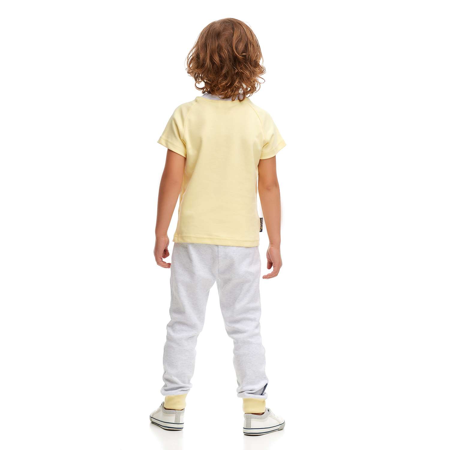 Пижама Lucky Child 70-405/7-12/желтый - фото 2