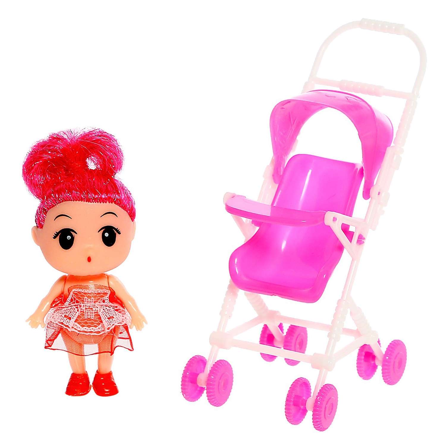 Кукла Алина с коляской в ассортименте 7644474 - фото 8