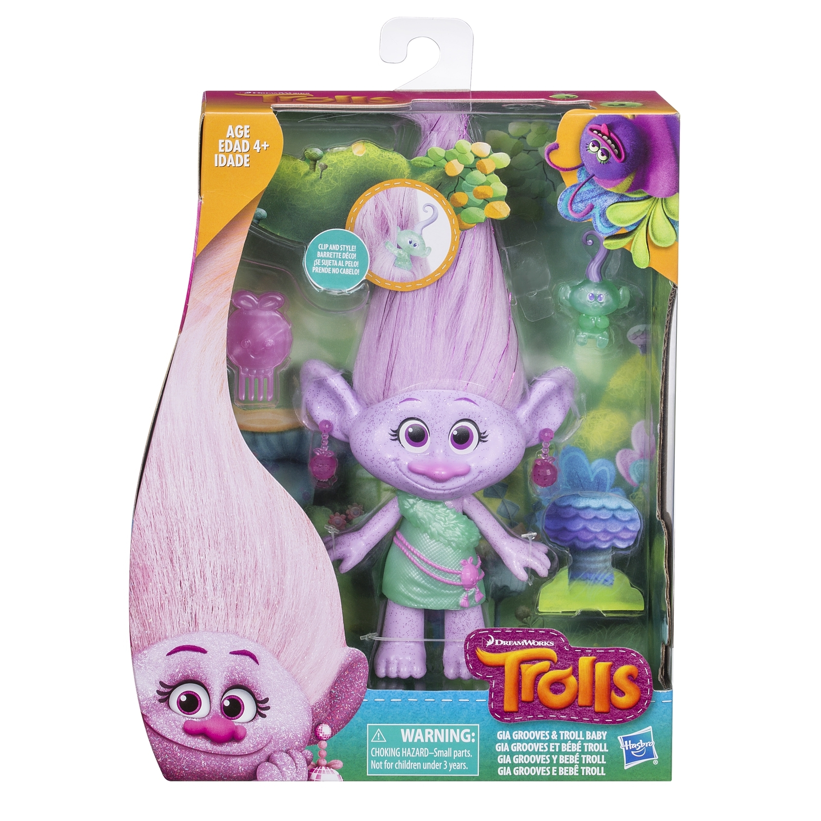 Фигурка Trolls Сверкающая девочка с малышом (E0356) купить по цене 199 ₽ в  интернет-магазине Детский мир