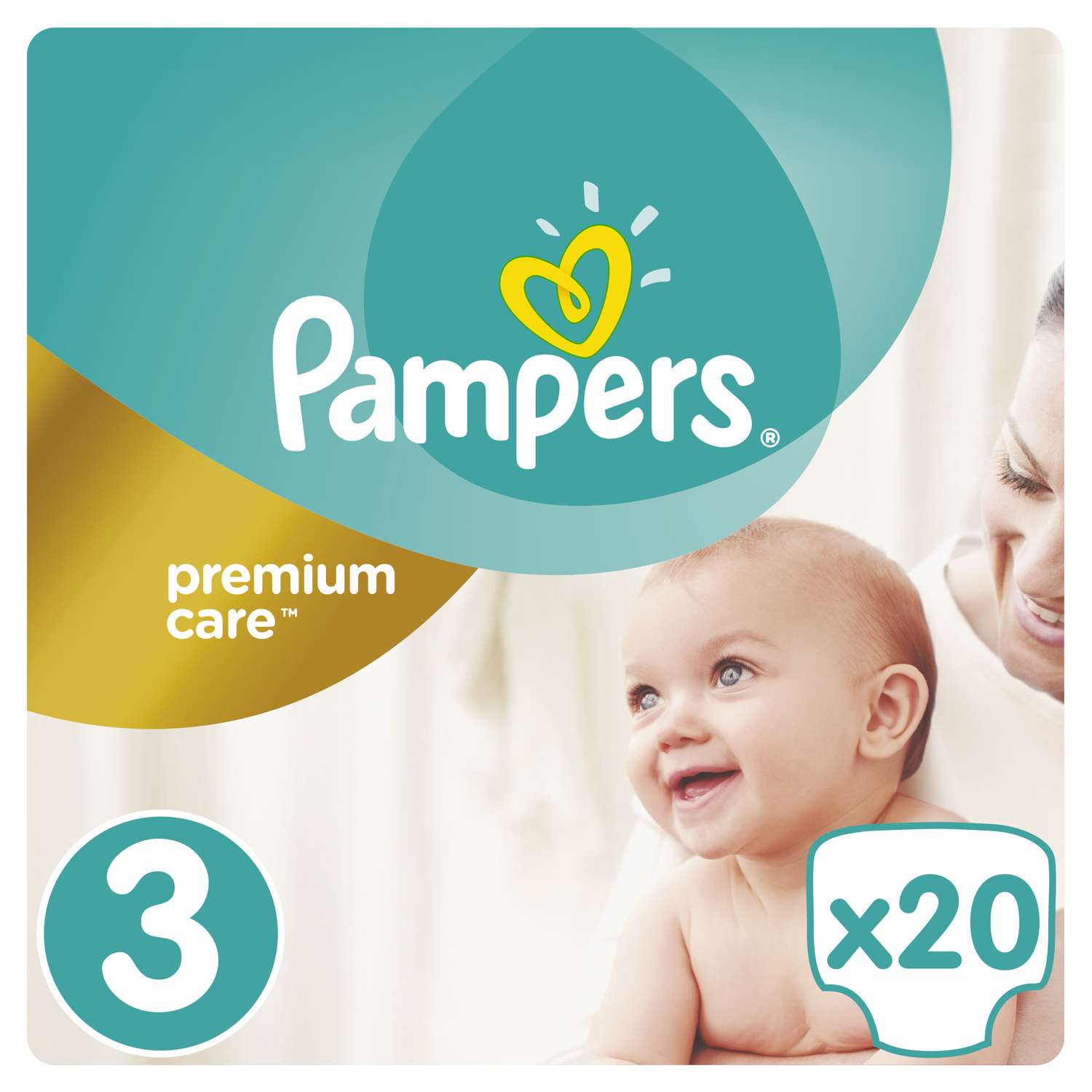 Подгузники Pampers Premium Care Микро 5-9кг 20шт - фото 1