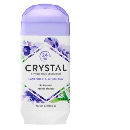 Дезодорант Crystal твердый невидимый с ароматом лаванды и белого чая