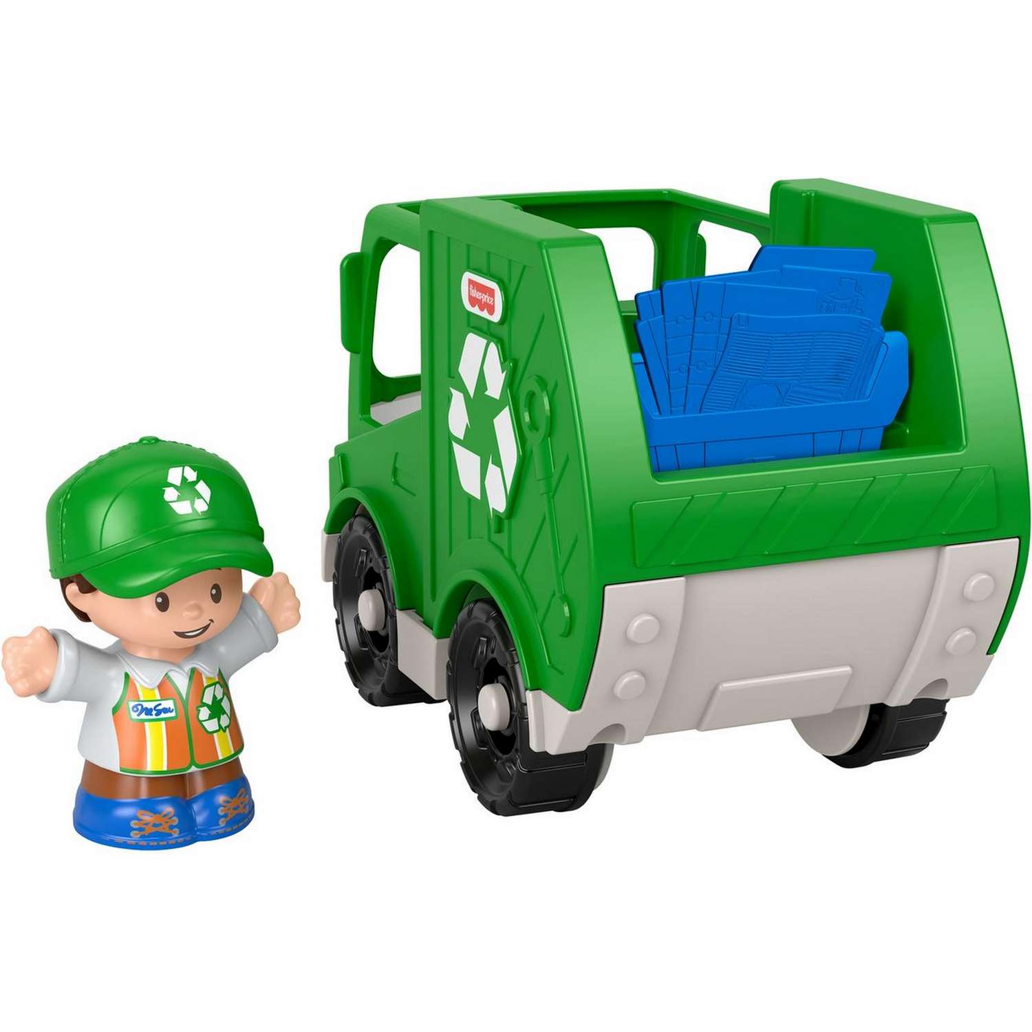 Игрушка Fisher Price Мусоровоз с фигуркой GMJ17 - фото 7