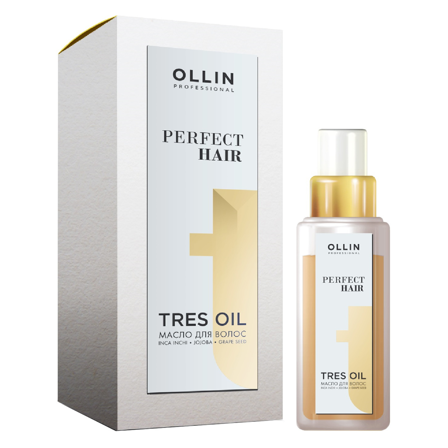 Масло Ollin PERFECT HAIR для увлажнения и питания Tres Oil 50 мл - фото 1