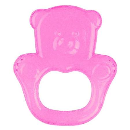 Прорезыватель Babyono гелевый охлаждающий для зубов - Арт.1013 Мишка розовый