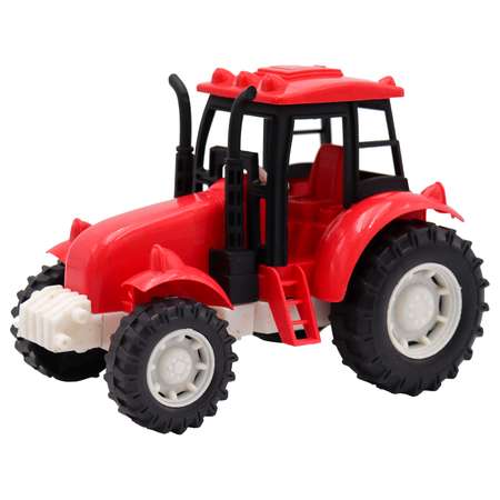 Игрушка Funky Toys Эко-Трактор с фрикц.механизмом 16 см Красный FT0416333-1