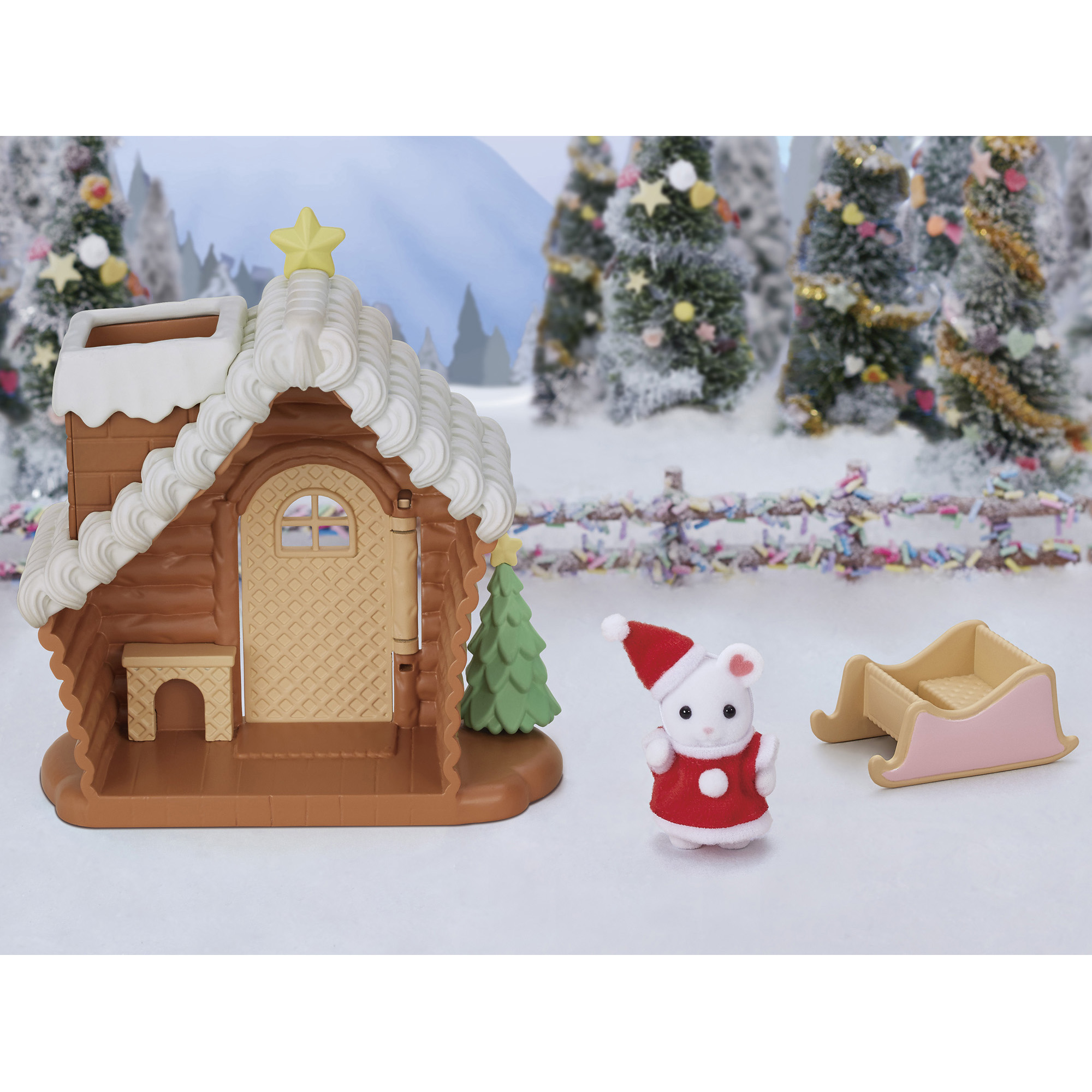 Игровой набор Sylvanian Families Пряничный новогодний домик - фото 3
