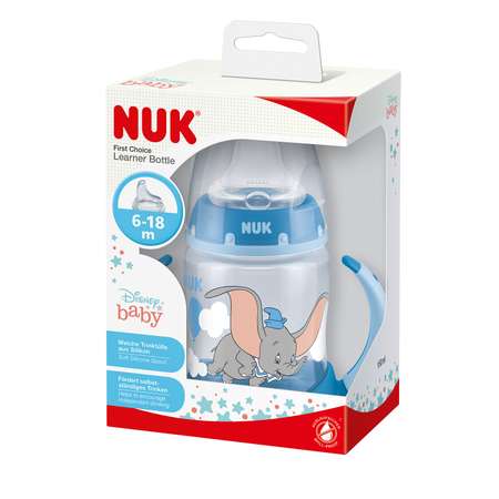 Бутылочка Nuk First Choice Дисней Дамбо обучающая 150мл