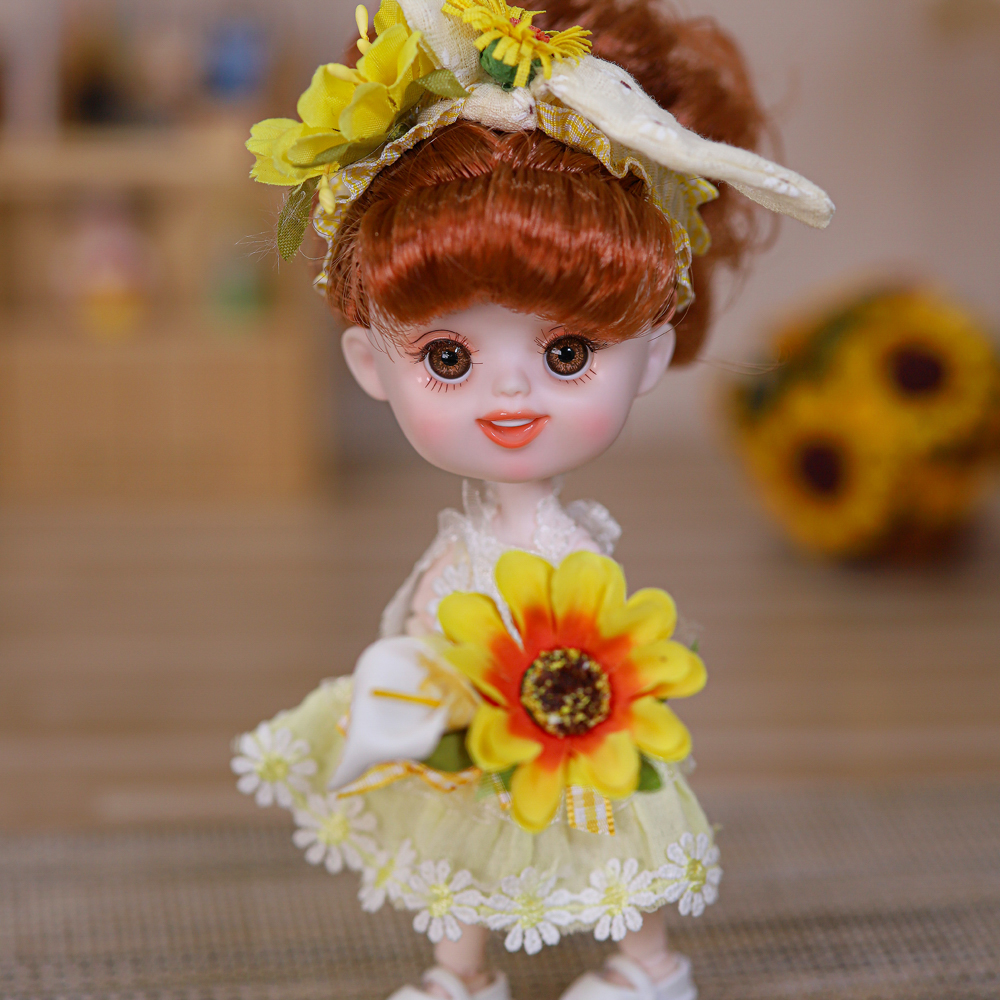 Кукла EstaBella Подсолнух на шарнирах коллекционная 46283517 - фото 12