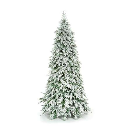 Елка Crystal Trees Эмили Зеленая В Снегу 250 См.