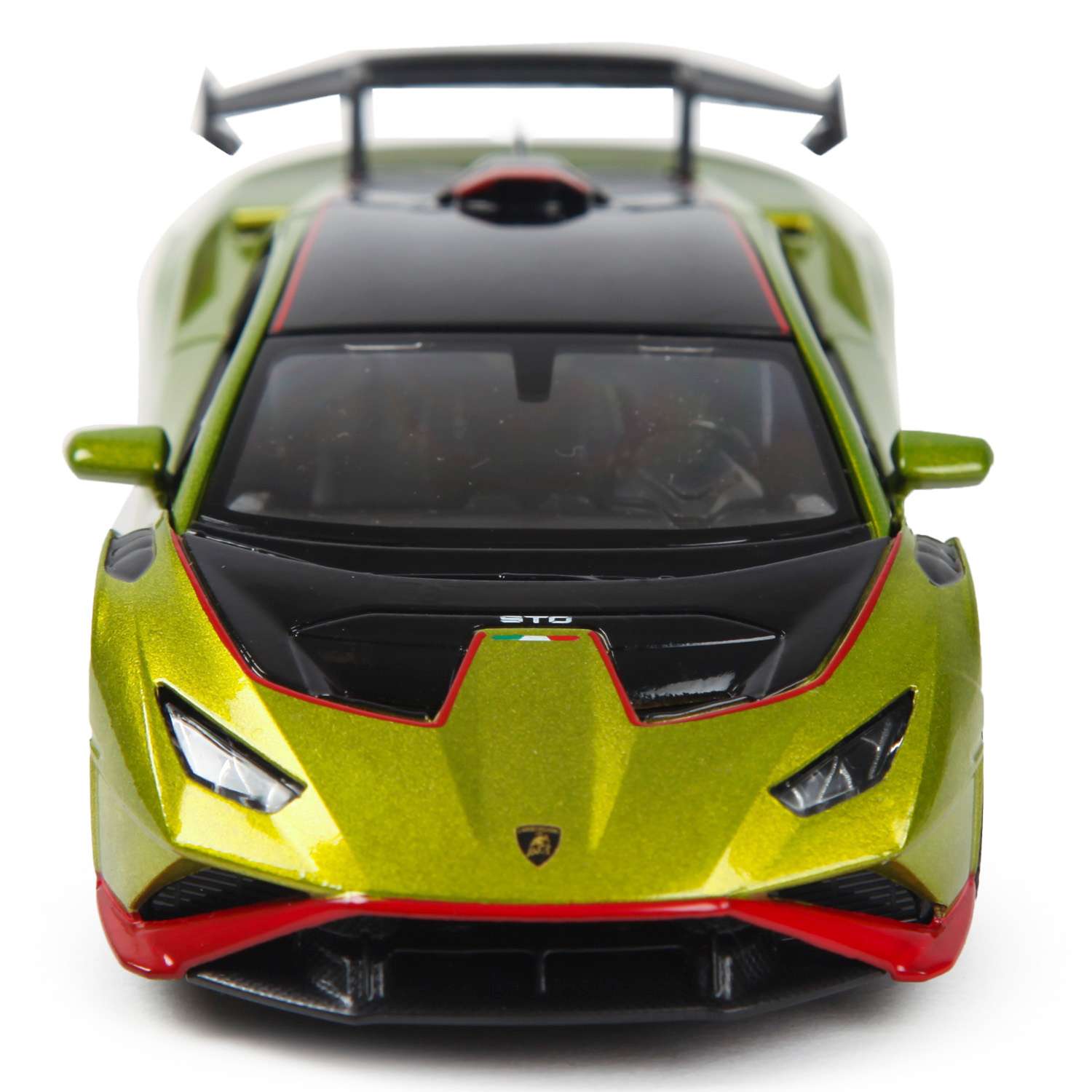 Автомобиль Rastar Lamborghini Huracan STO 1:32 инерционный зеленый 64310 - фото 6