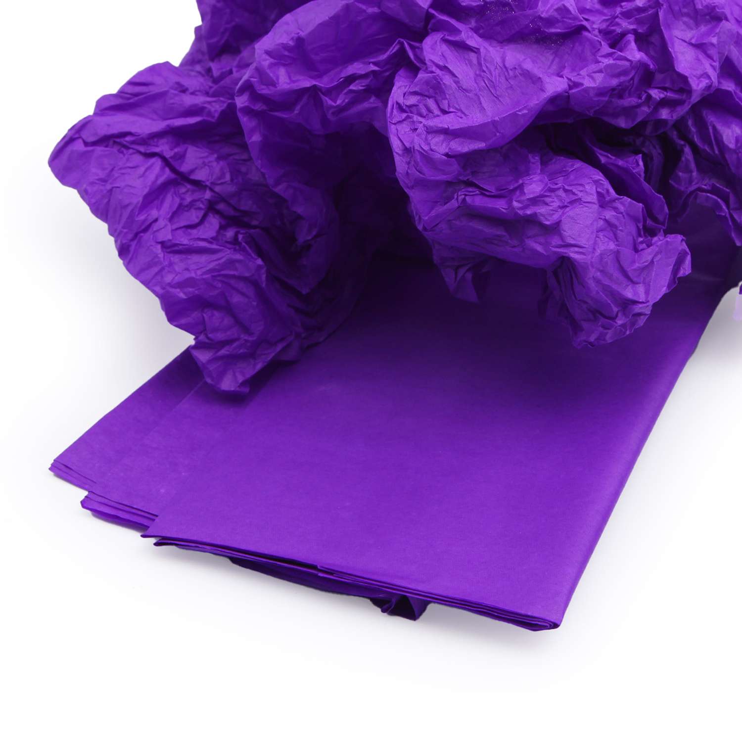Бумага Astra Craft тишью тонкая для упаковки подарков цветов и творчества 50х70см 5 шт FT-26 фиолетовый - фото 2