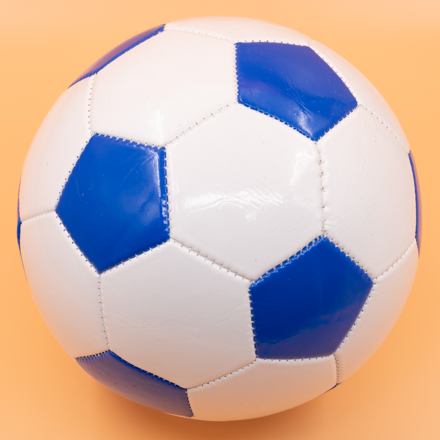 Мяч футбольный Bolalar Синий - фото 3