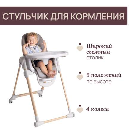 Стульчик для кормления Chicco Polly Armonia Scandinavian