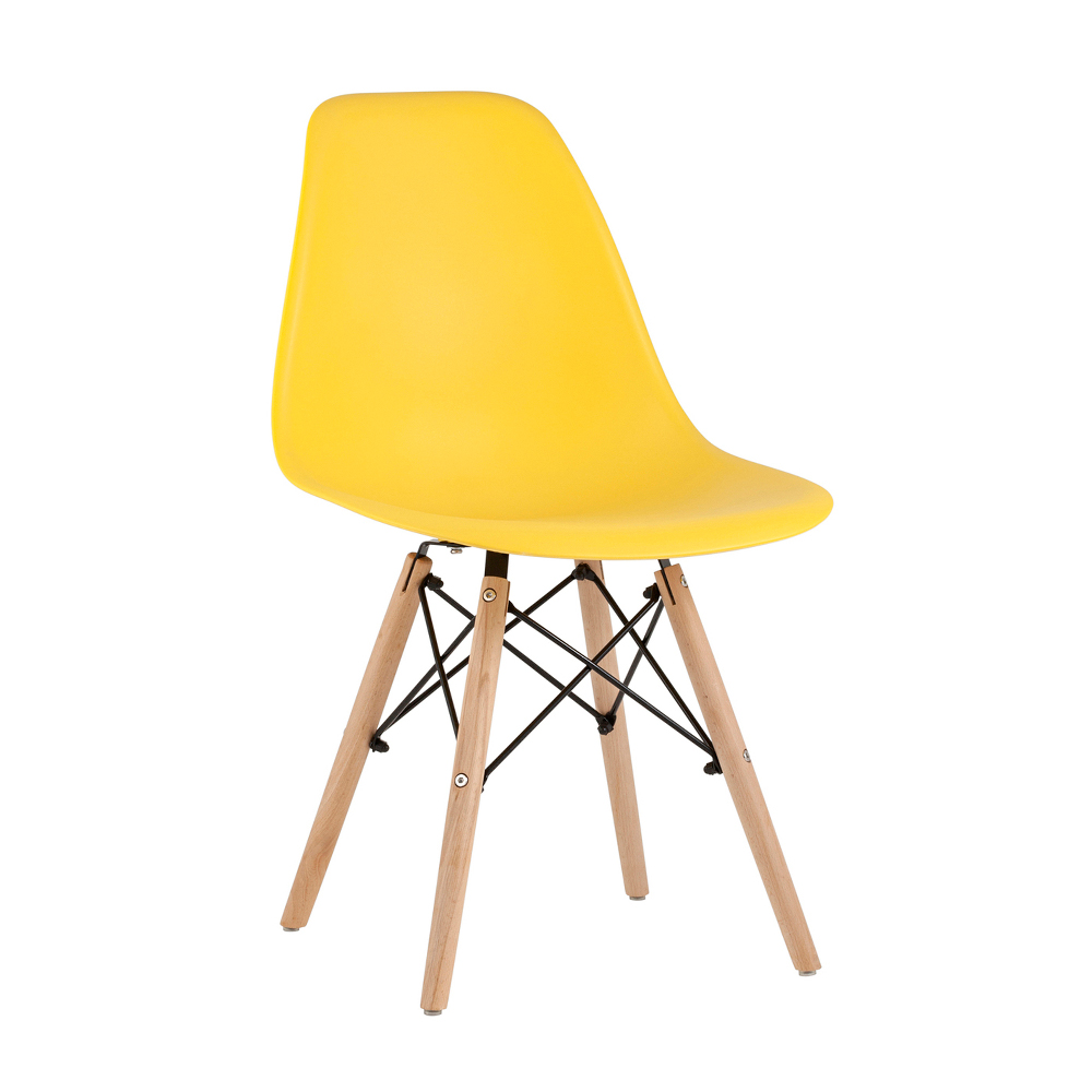 Стул Stool Group DSW Style yellow - фото 1