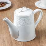 Заварочный чайник MAGISTRO фарфоровый Сrotone 1.4 л цвет белый