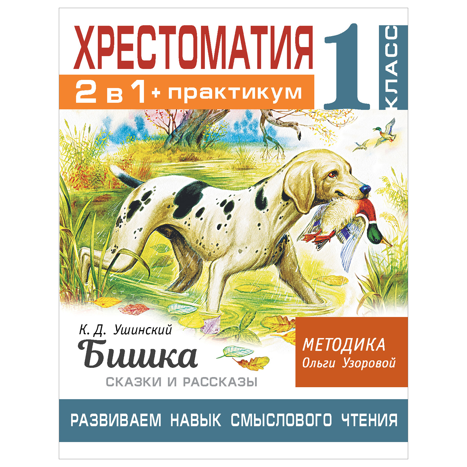 Книга АСТ Хрестоматия Практикум Развиваем навык смыслового чтения Ушинский  Бишка Сказки и рассказы 1класс купить по цене 140 ₽ в интернет-магазине  Детский мир