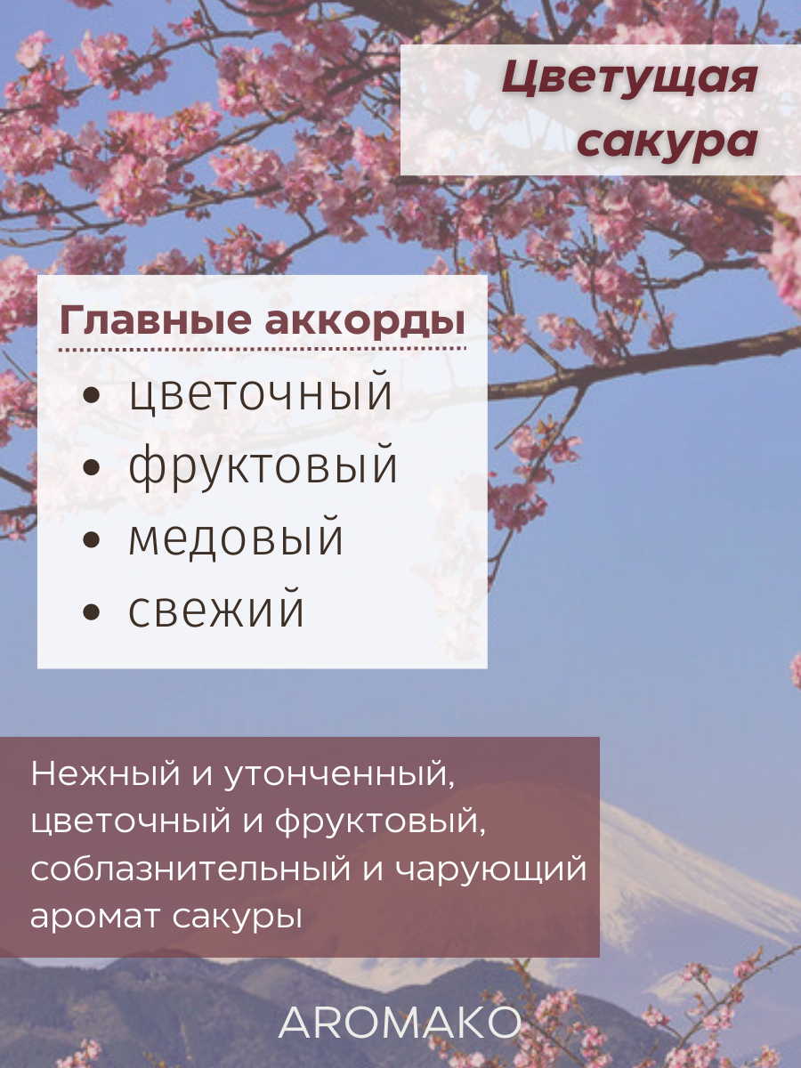 Ароматический диффузор AromaKo Цветущая сакура 250 мл купить по цене 1997 ₽  в интернет-магазине Детский мир