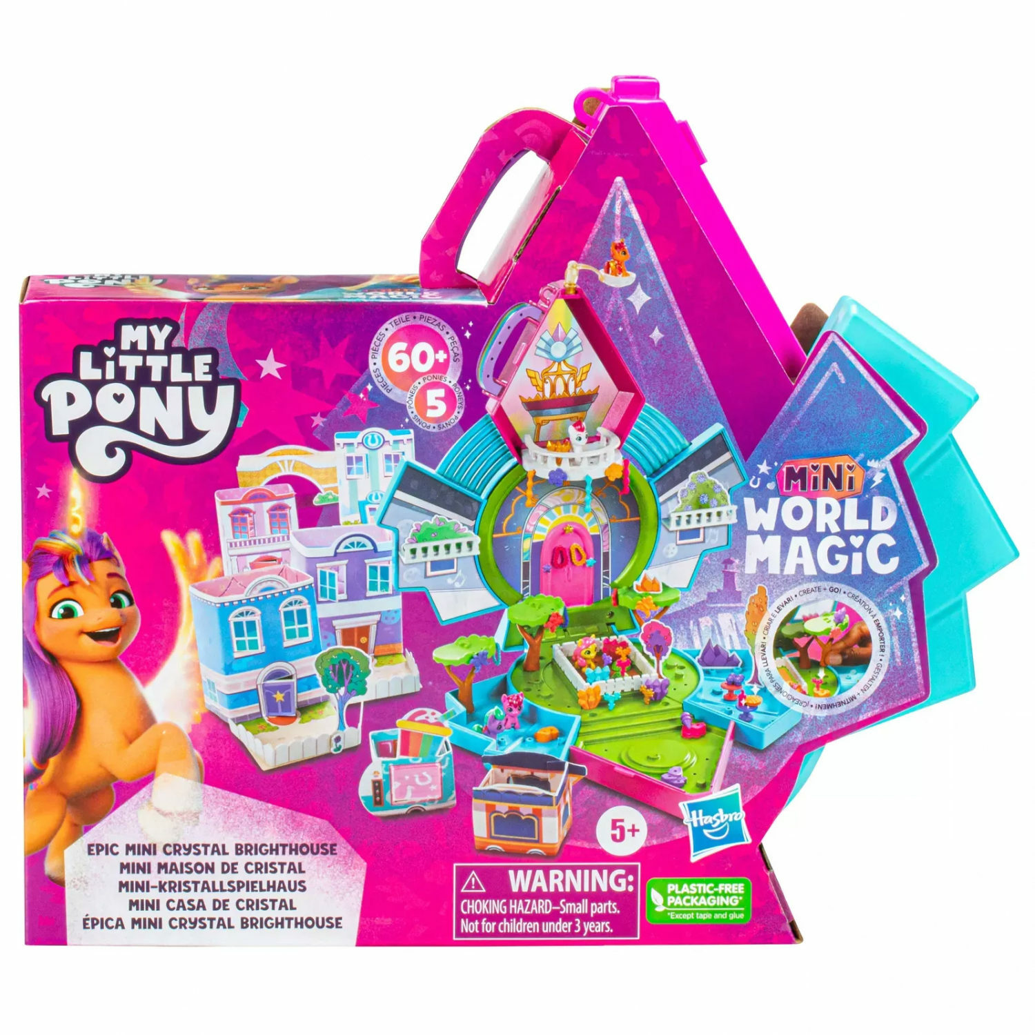 Игровой набор My Little Pony Mini World Magic Epic Mini Crystal House F3875 - фото 1