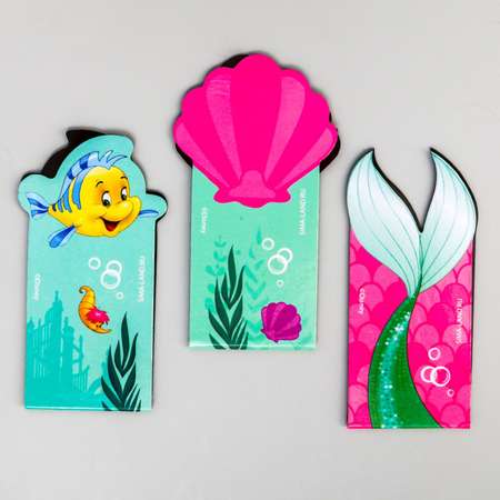 Открытка Disney с магнитными закладками «Для самой милой» Принцессы 3 шт