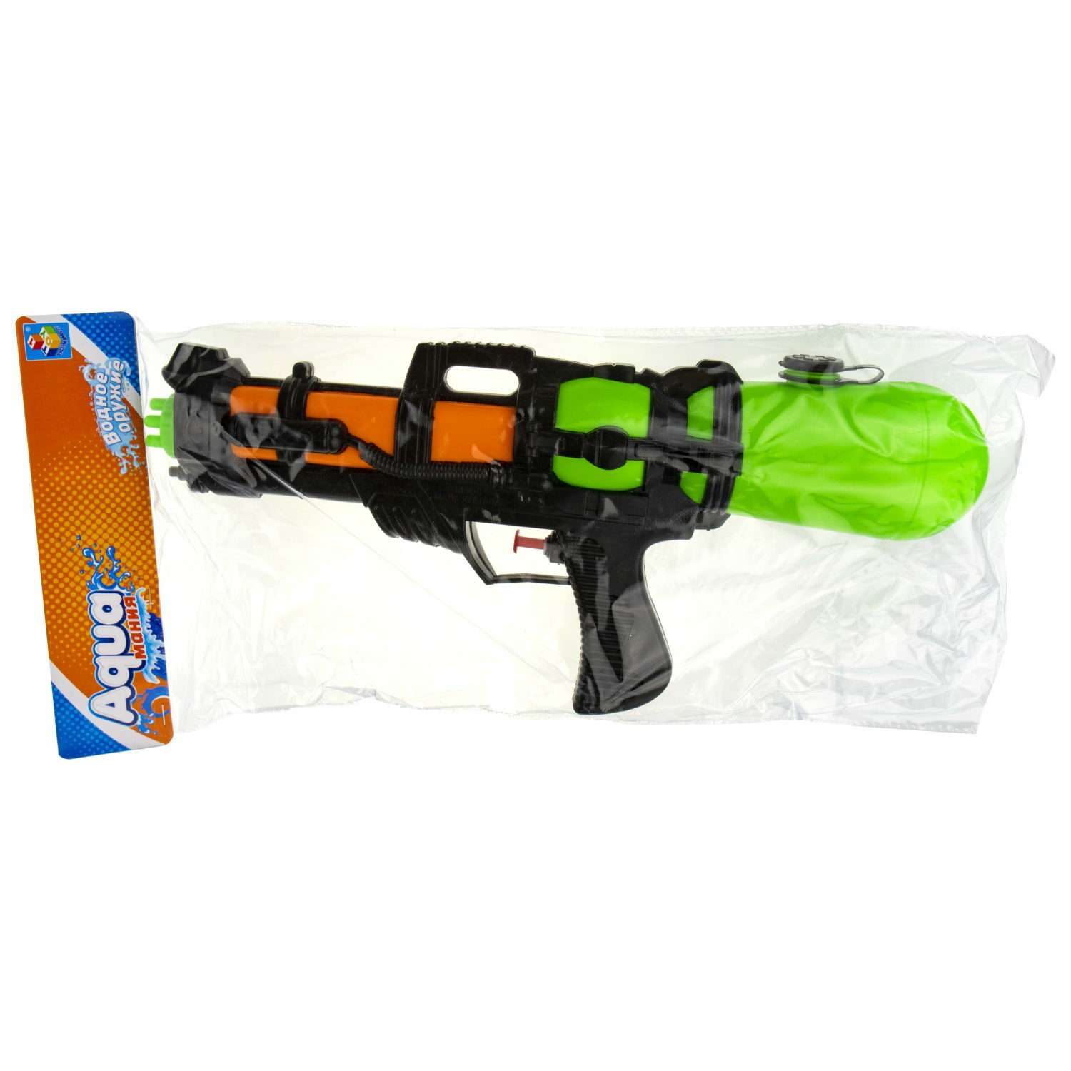 Водяной пистолет Аквамания 1TOY многоструйный детское игрушечное оружие для мальчиков и девочек игрушки для улицы и ванны - фото 2
