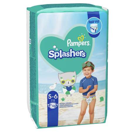 Трусики для плавания Pampers Splashers 5-6 14+кг 10шт