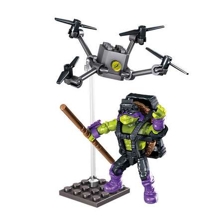 Фигурка Mega Bloks Черепашки-ниндзя II Donnie Drone Pursuit DPF75