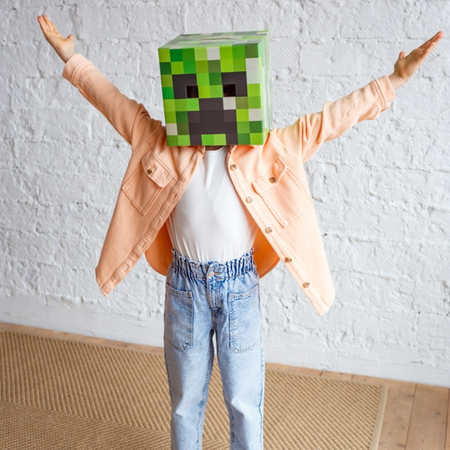 Маска Minecraft