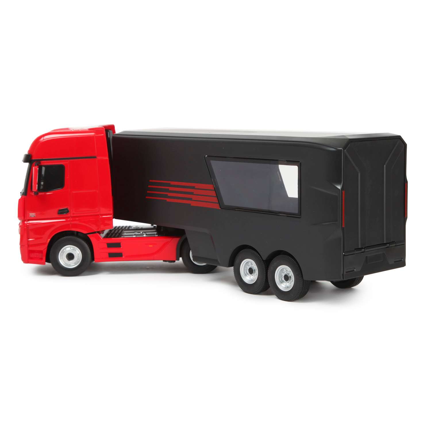 Машина Rastar РУ 1:26 Mercedes-Benz Container Truck Красная 77720 - фото 4