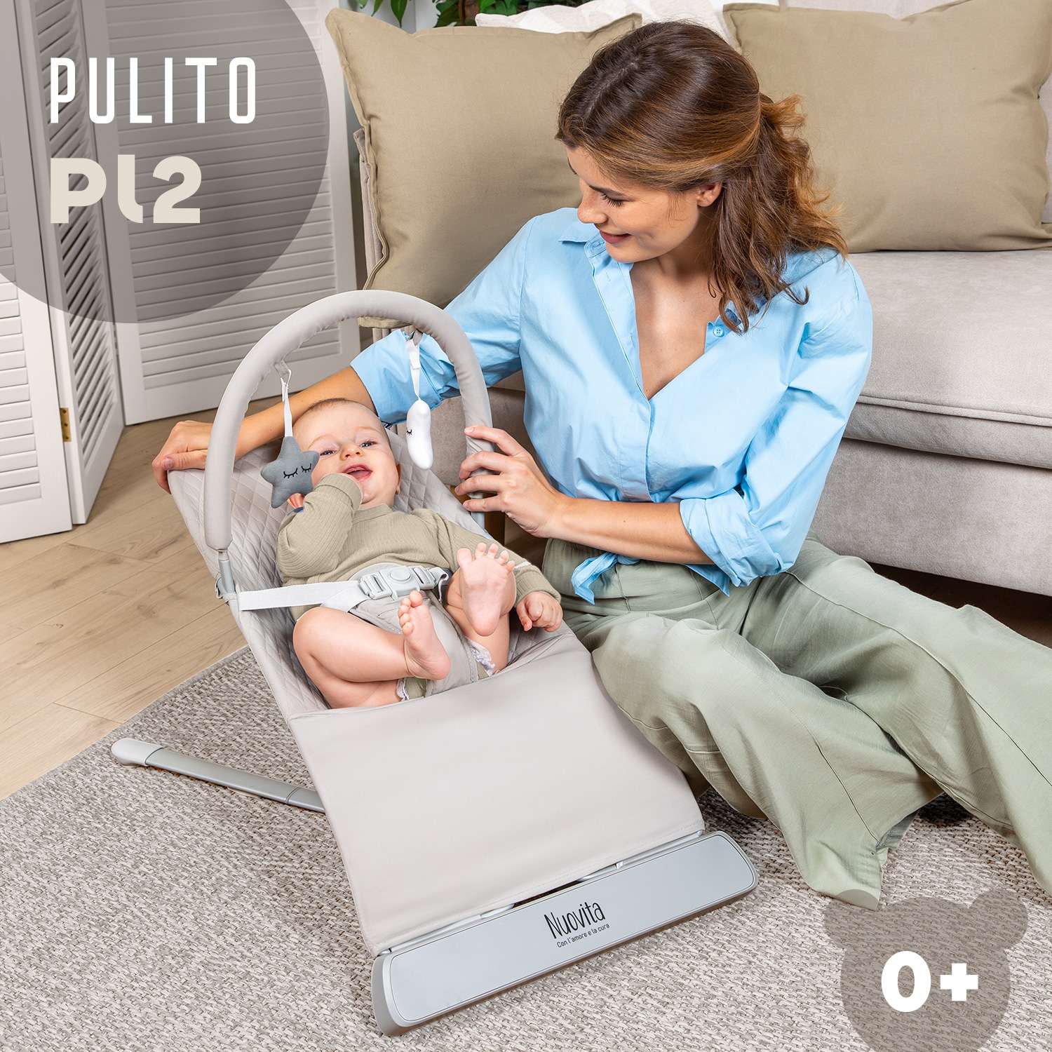Шезлонг для новорожденного Nuovita Pulito PL2 - фото 2