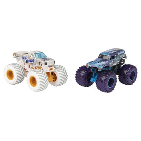 Набор машинок Monster Jam 1:64 Космос Grave Digger V Blue Thundr 2шт 6063709/20132684