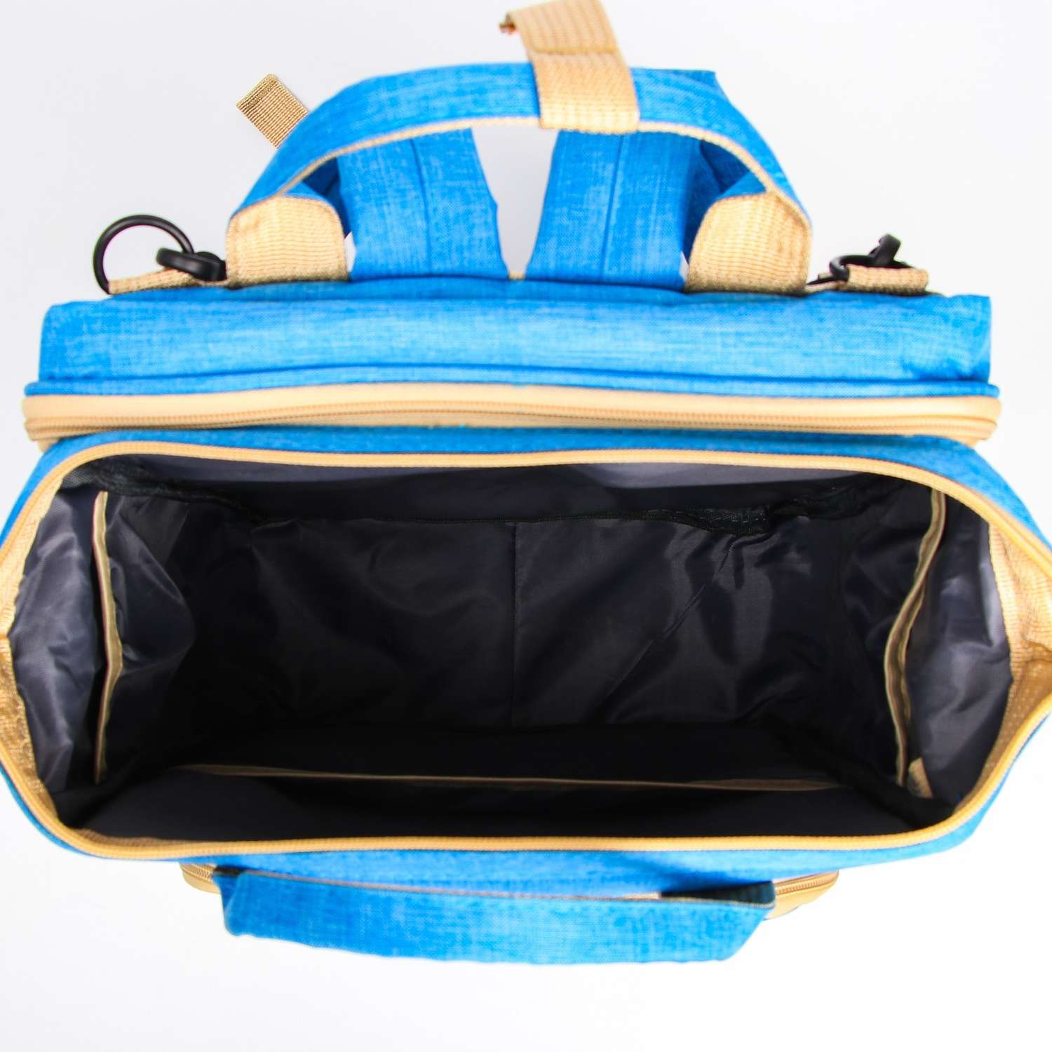 Сумка-рюкзак Sima-Land с пеленальным ковриком цвет голубой - фото 13