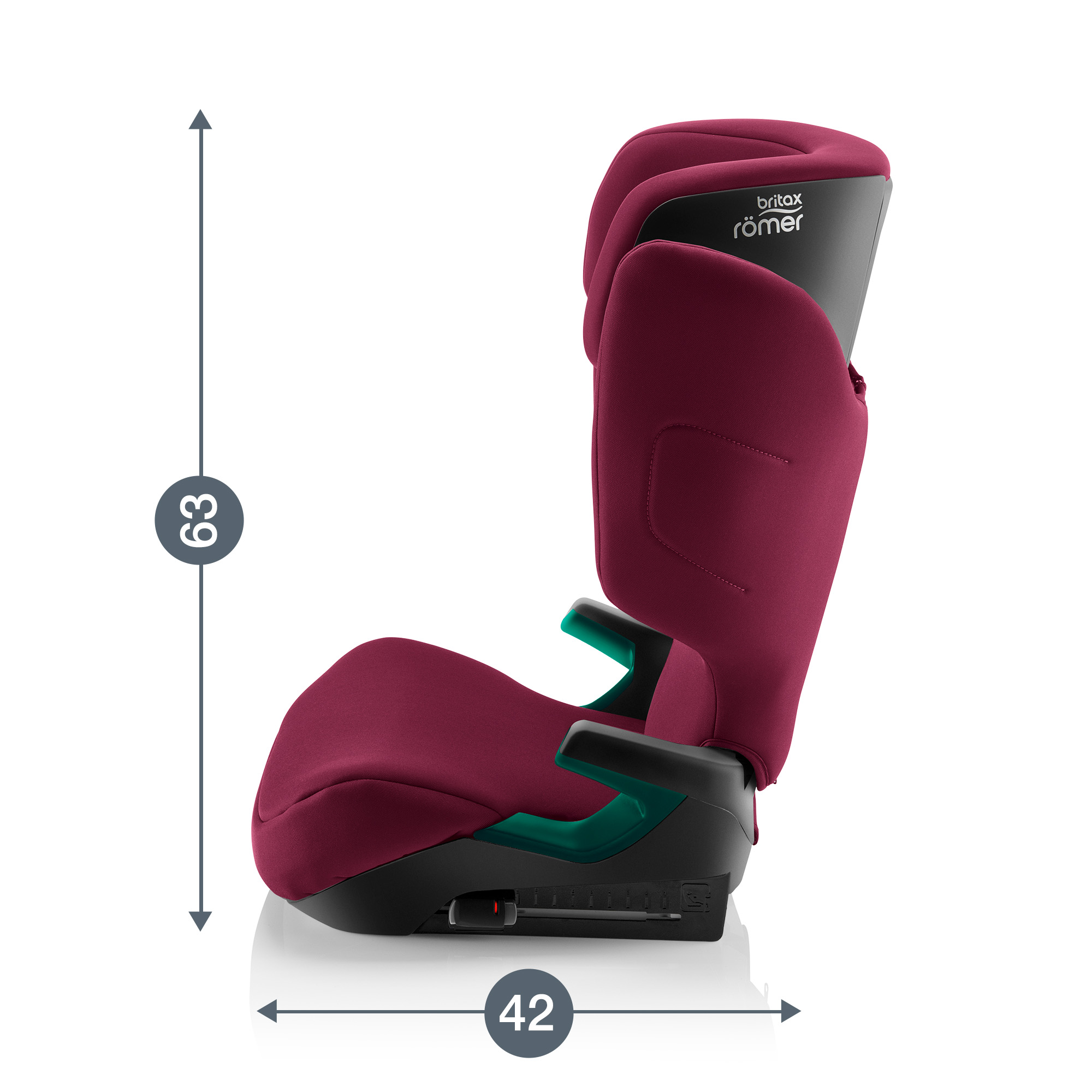 Автокресло Britax Roemer DISCOVERY PLUS 2 Burgundy Red 15 - 36 кг - фото 9