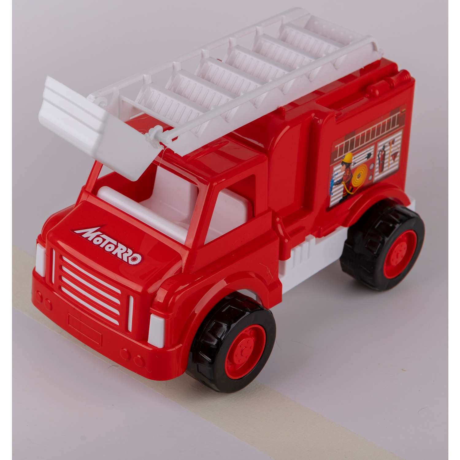 Пластиковая машинка Motorro Пожарный транспорт размер 25 см HL-17503 - фото 5