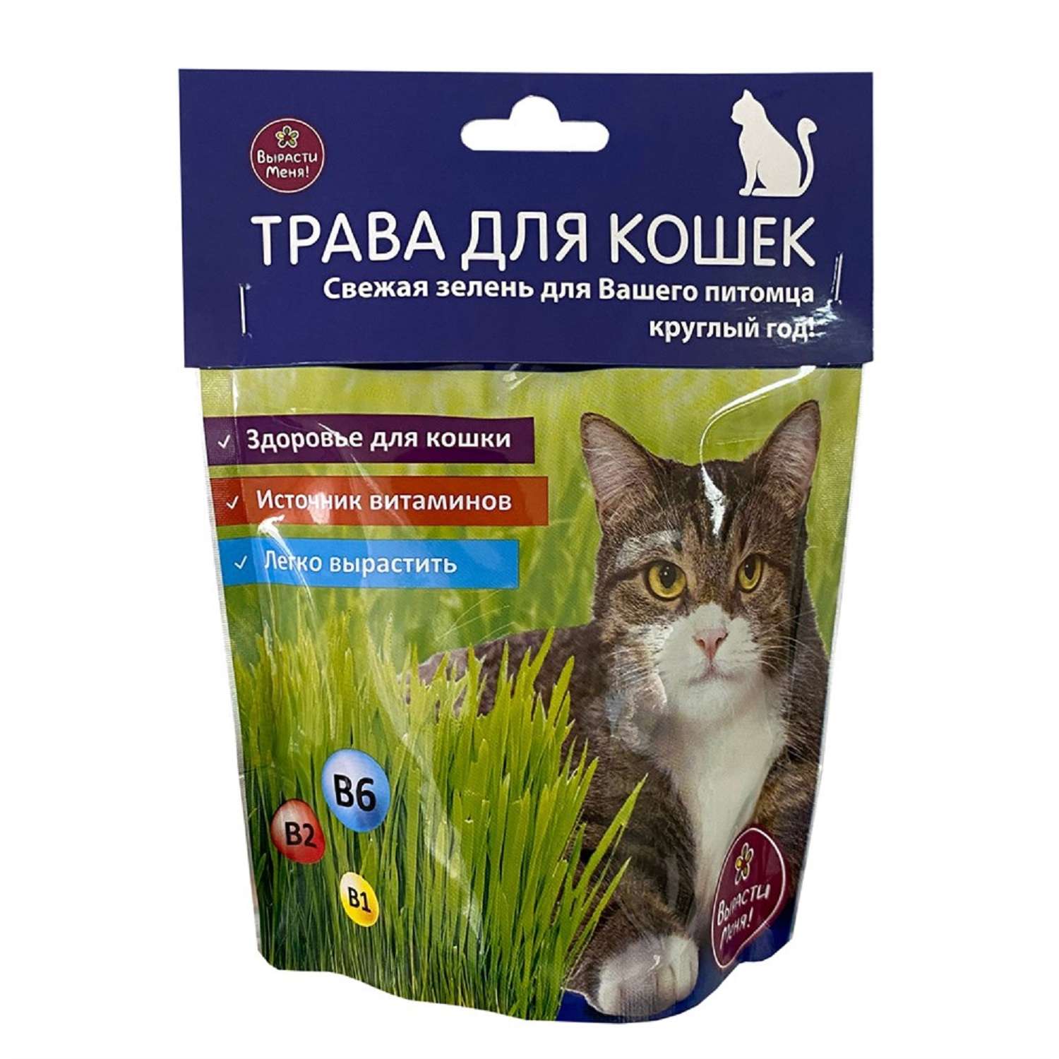 Лакомства для кошек Happy Plant Трава купить по цене 320 ₽ с доставкой в  Москве и России, отзывы, фото
