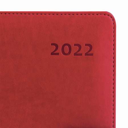 Ежедневник Galant датированный 2022 А5 Ritter под кожу красный