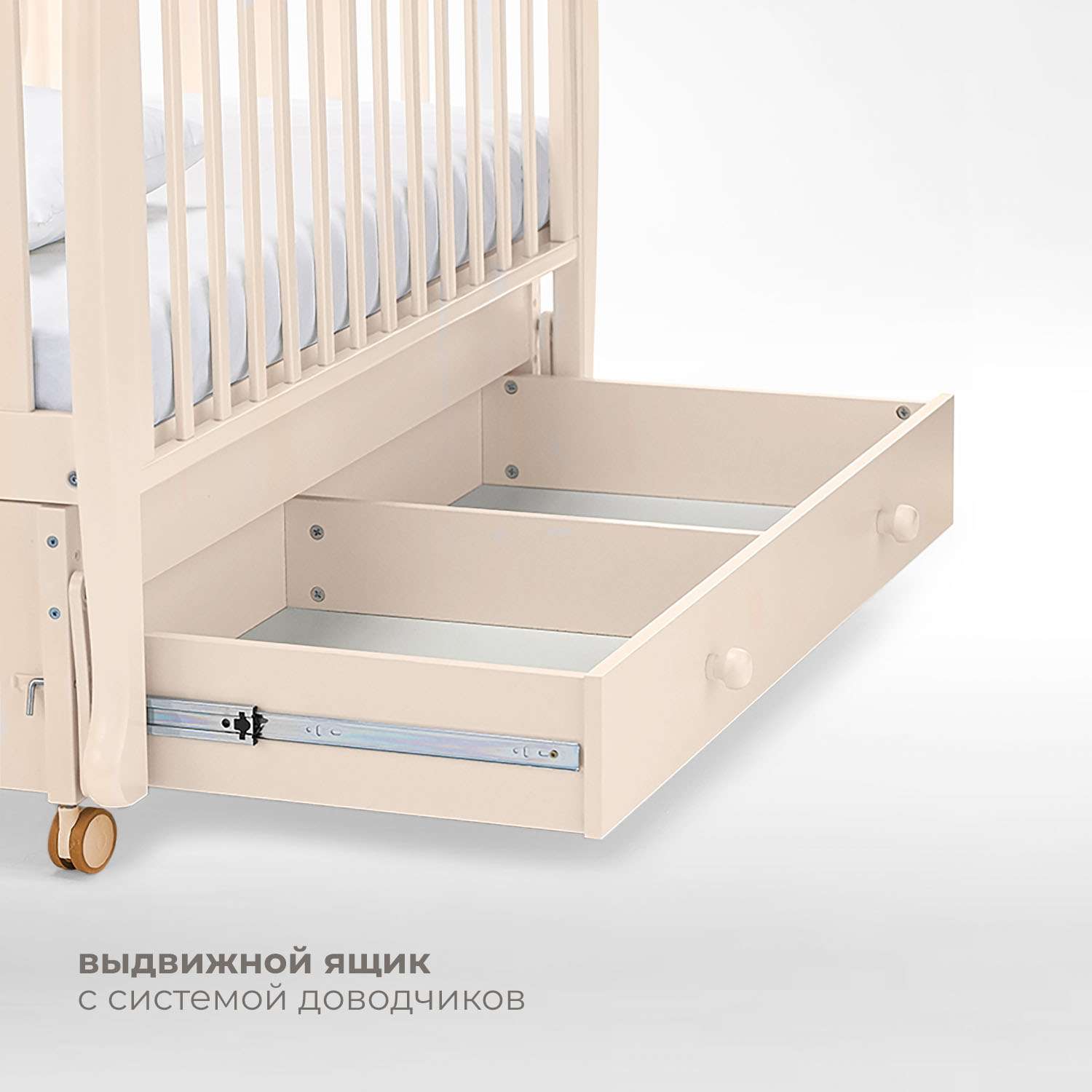 Кровать Nuovita Furore Swing с продольным маятником Avorio/Слоновая кость - фото 5
