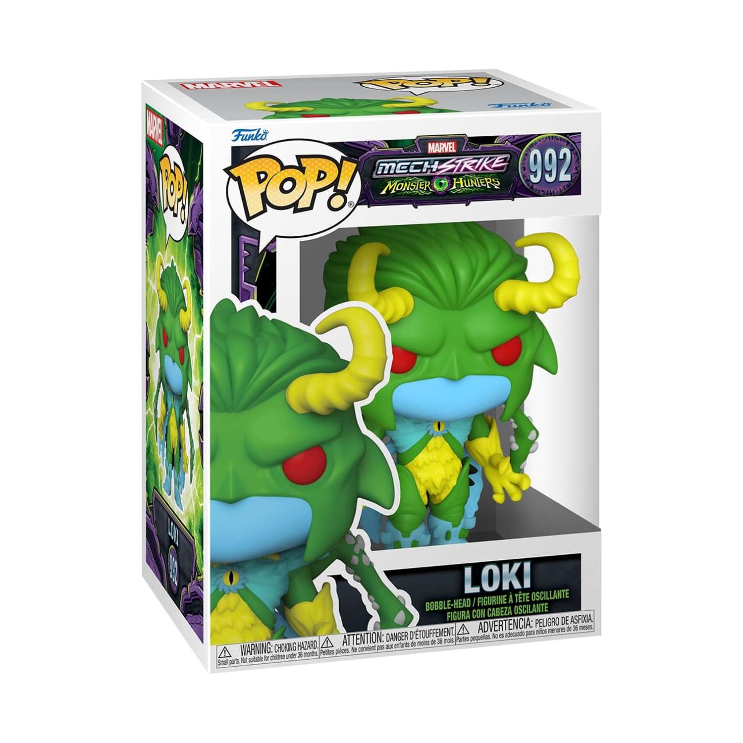 Фигурка Funko POP Marvel Monster Hunters Локи Loki из комиксов Охотники на Монстров - фото 1