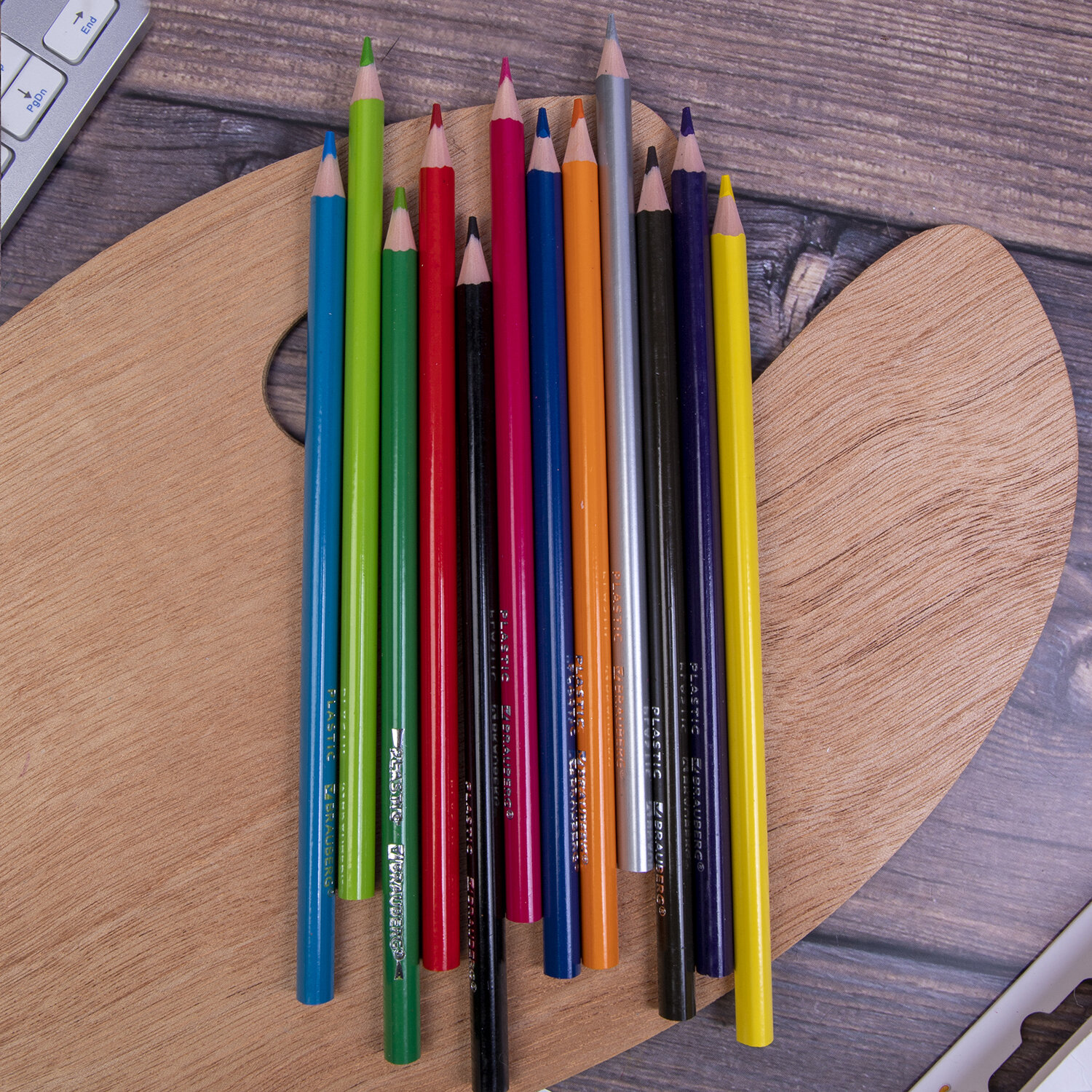 Карандаши цветные Brauberg для рисования набор 12 цветов для детей художественные - фото 16