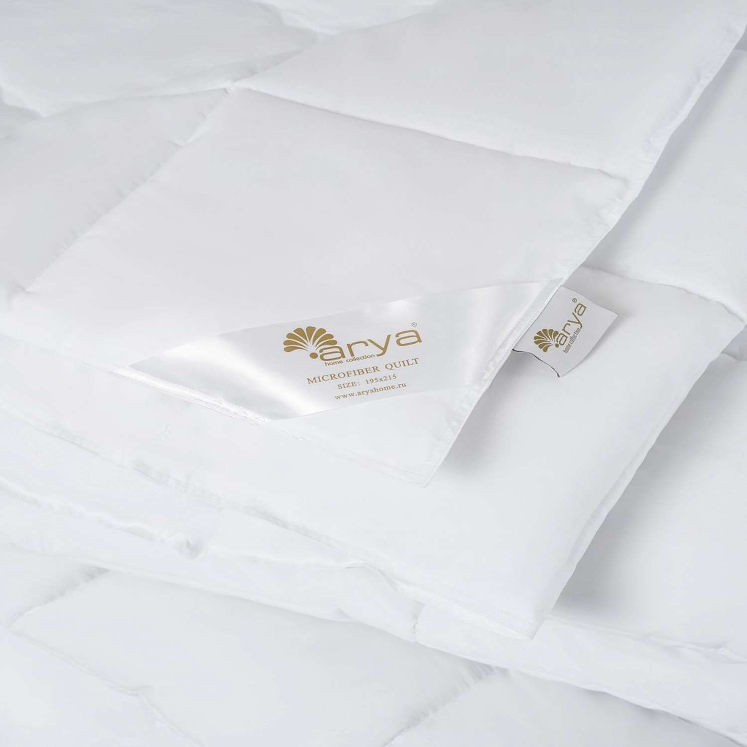 Одеяло Arya Home Collection двуспальное Микрофибра всесезонное 195x215 - фото 2