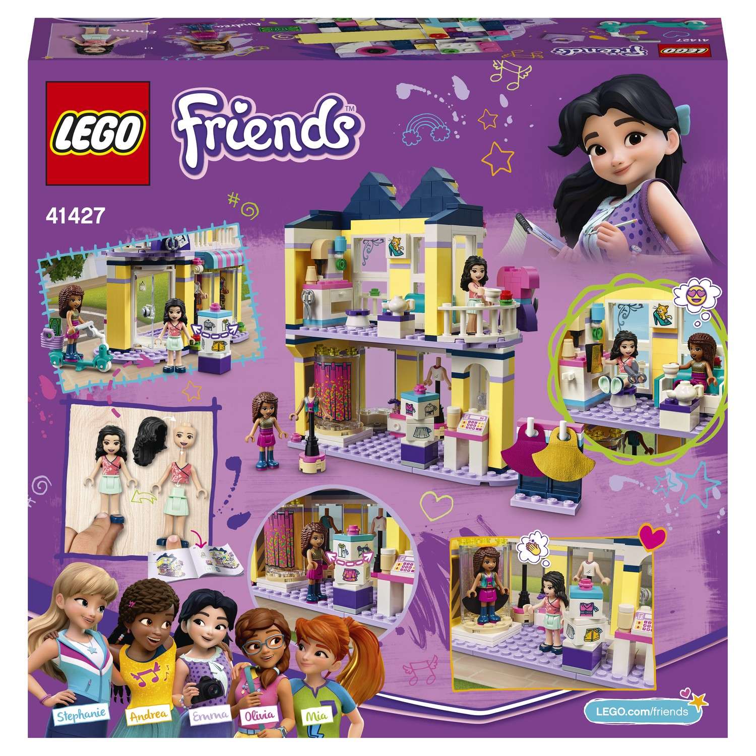 Конструктор LEGO Friends Модный бутик Эммы 41427 - фото 3