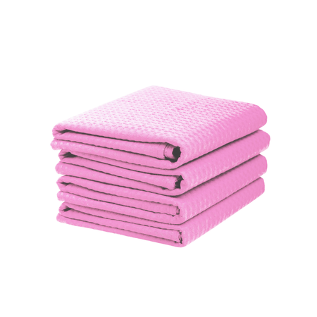 Полотенца Home One вафельные 45х70 см 4 шт цвет розовый