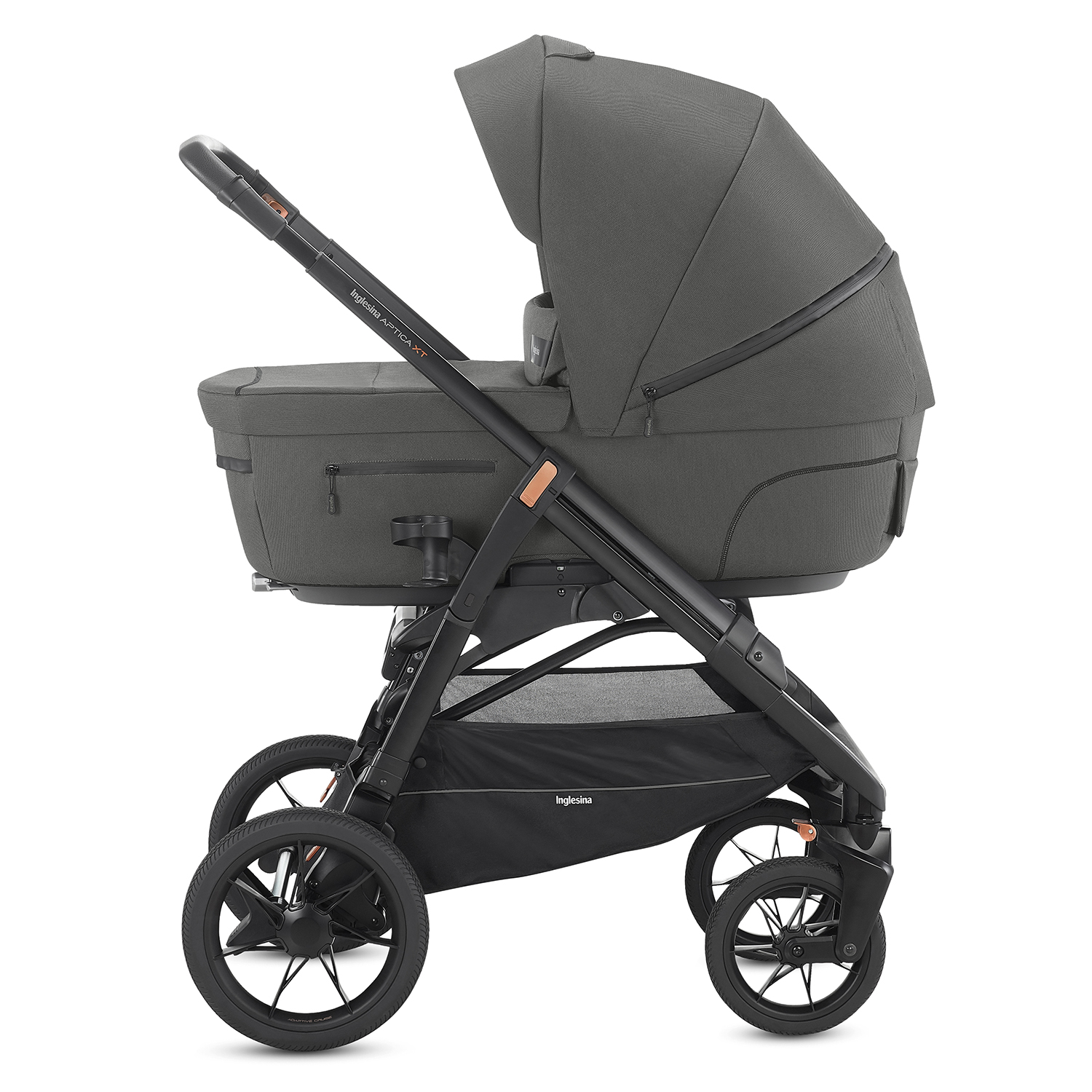 Коляска Inglesina Aptica System Quattro 4в1 на шасси ApticaXT Charcoal Grey - фото 3