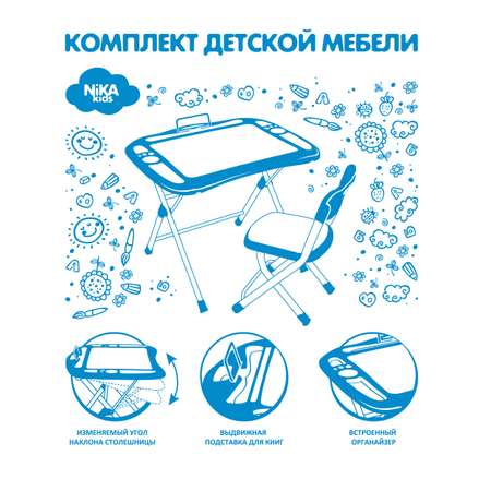 Комплект мебели NiKA kids Азбука